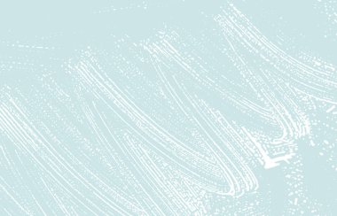 Doku. Sıkıntı mavi kaba izleme. Meraklı arka plan. Gürültü kirli doku. Nefes kesen sanatsal yüzey. Vektör çizim.