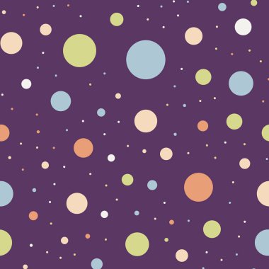 Renkli lekeli seamless modeli üzerinde parlak 11 arka plan nefes kesen klasik renkli polka