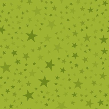 Zeytin yıldız seamless modeli üzerinde yeşil arka plan çarpıcı sonsuz rasgele dağınık zeytin yıldız