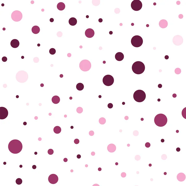 Kleurrijke polka dots naadloze patroon op wit 22 achtergrond aantrekkelijke klassieke kleurrijke polka dots — Stockvector