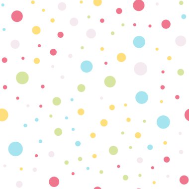 Renkli lekeli Dikişsiz desen beyaz 4 üzerinde arka plan Captivating klasik renkli lekeli