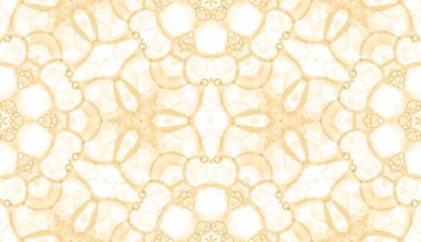 Sarı seamless modeli. Eğlenceli hassas sabun köpüğü. Dantel el Tekstil süsleme çekilmiş. Kaleidosco