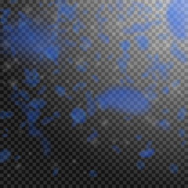 Koyu mavi çiçek yaprakları aşağı düşen. Nadir romantik çiçek degrade. Petal transparen üzerinde uçan