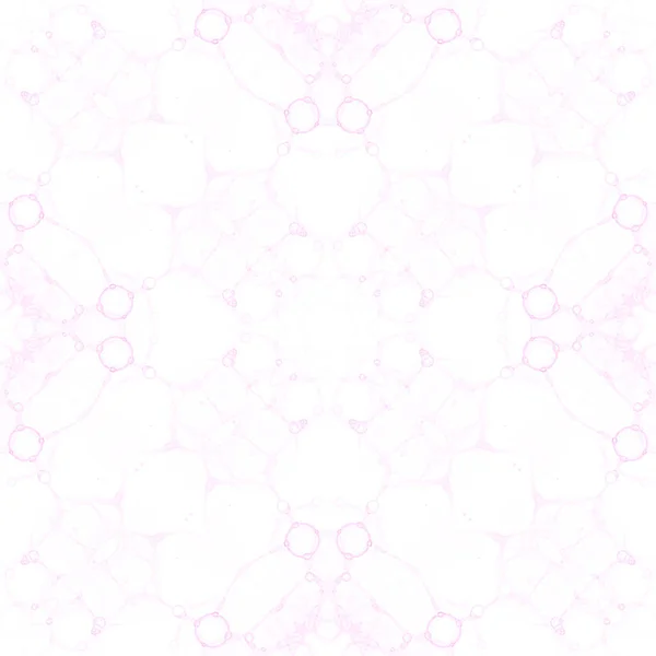 ピンクのシームレスなパターン。魅力的な繊細な泡。レース手には、繊維の飾りが描かれました。Kaleidosco — ストック写真