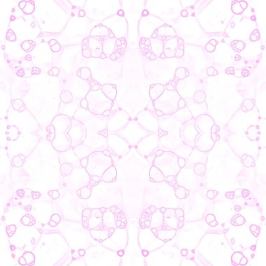 Pembe seamless modeli. İnanılmaz hassas sabun köpüğü. Dantel el Tekstil süsleme çekilmiş. Kaleydoskop