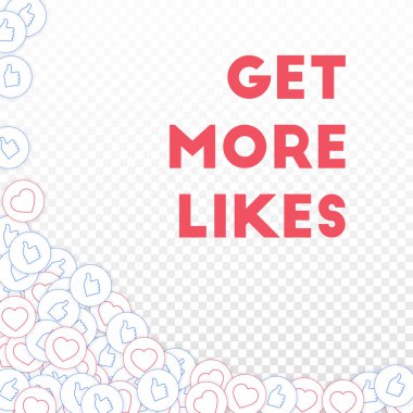 Sosyal medya simgeler. Get daha kavramı seviyor. Dağınık kalpler Yaşasın düşüyor. Enerjik soyut l