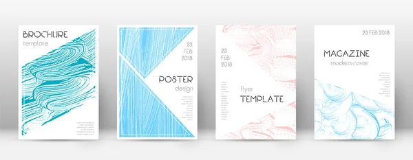 Portada plantilla de diseño de página. Diseño del folleto del triángulo. Elegante portada abstracta de moda. Rosa y bl — Vector de stock