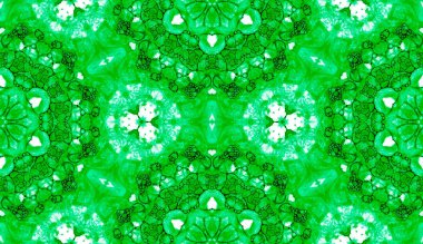 Yeşil seamless modeli. Şaşırtıcı hassas sabun 