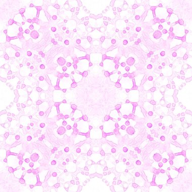 Pembe seamless modeli. Hassas sabun köpüğü yüksek mahkemeye yapılan rica. Dantel el Tekstil süsleme çekilmiş. Kaleidosco