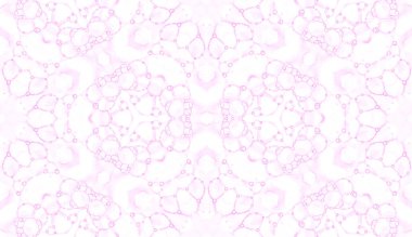 Pembe seamless modeli. Çekici hassas sabun köpüğü. Dantel el Tekstil süsleme çekilmiş. Kaleidosc
