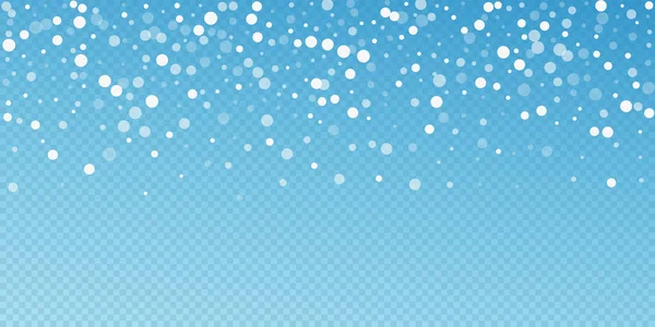 白色点圣诞背景。淡淡的飞鼻涕 — 图库矢量图片