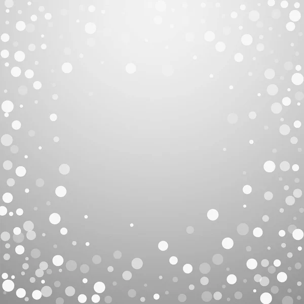 Белые точки Рождественский фон. Тонкая летающая сопля — стоковый вектор