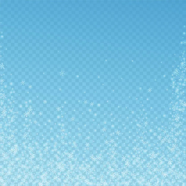 Hermosa nieve brillante fondo de Navidad. Sutil — Archivo Imágenes Vectoriales