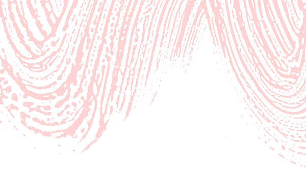 Grunge texture. Distress pink rough trace. Fascina