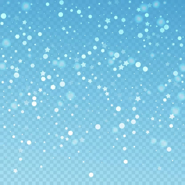 Чарівні зірки випадкового різдвяного фону. Тонкий фл — стоковий вектор