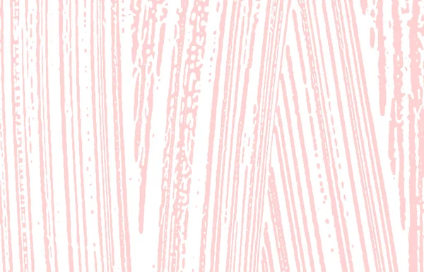 卷曲质感。痛苦的粉红粗糙痕迹。Gracefu — 图库矢量图片