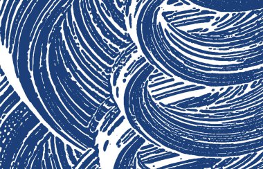 Grunge dokusu. Üzüntü çivit pürüzü. Encha.