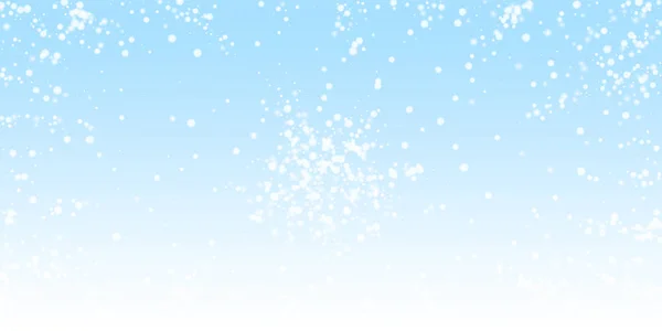 Hermosa caída de nieve fondo de Navidad. Sutil — Vector de stock