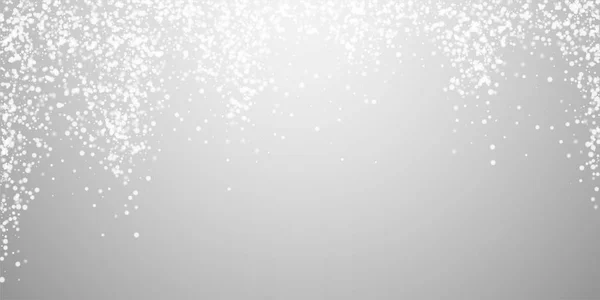 Increíble caída de nieve fondo de Navidad. Sutil — Archivo Imágenes Vectoriales