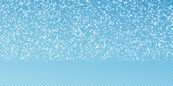 Random white dots Christmas background. Subtle fly — Stock Vector