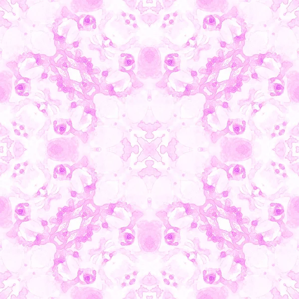 Pink seamless pattern. Artistic delicate soap bubb — Stock Photo, Image