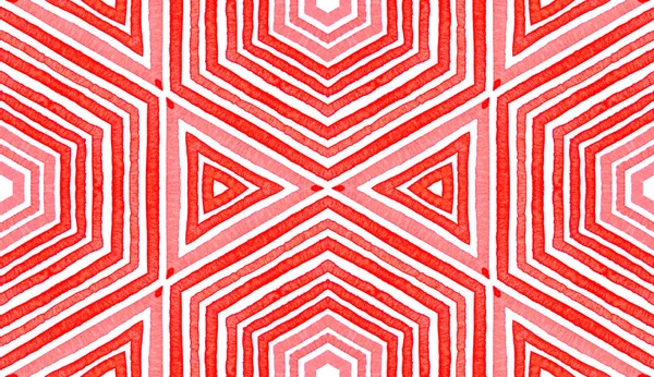 Pembe kırmızı Geometrik Suluboya. Lezzetli Kusursuz — Stok fotoğraf