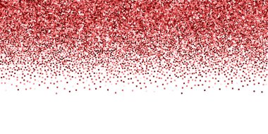 Kırmızı altın parıltılı lüks konfeti. Scatte