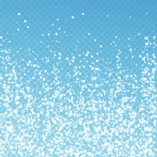 Amazing falling snow Christmas background. Subtle — Stock Vector