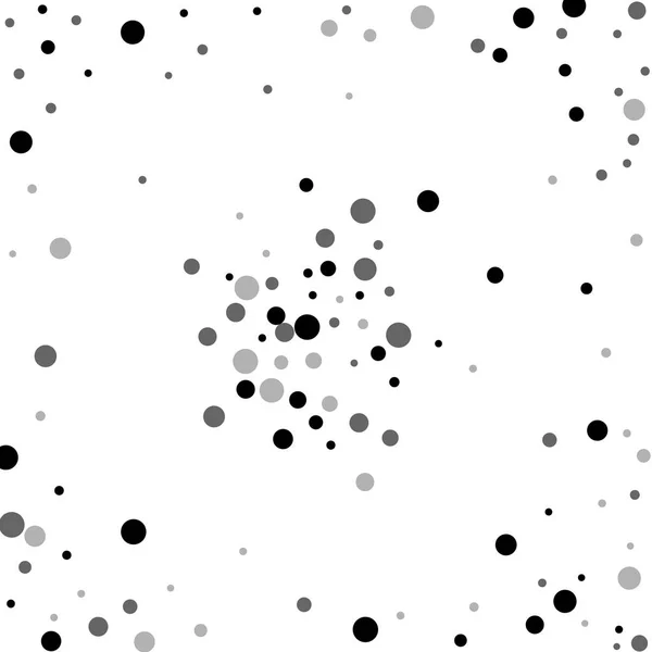 Scattered random black dots. Dark points dispersio — Stock Vector