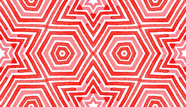 Rosarot Geometrisches Aquarell Reizvolles Nahtloses Muster Handgezeichnete Streifen Pinselstruktur Kurioses — Stockfoto