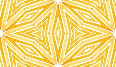 Turuncu Geometrik Suluboya. Hassas Kusursuz Pat