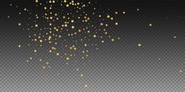 Altın yıldızlı, pırıl pırıl lüks konfeti. Scatt.