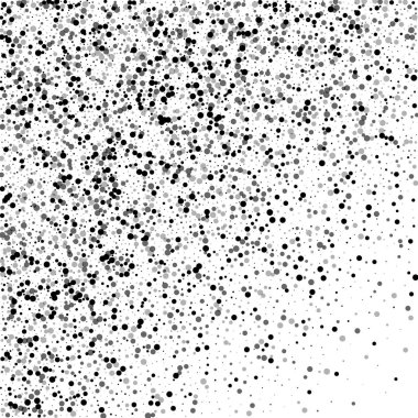 Dağınık yoğun balkon noktaları. Karanlık nokta dağılımı