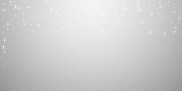Spärlich glühender Schnee Weihnachten Hintergrund. Subtile f — Stockvektor