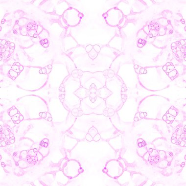 Pembe seamless modeli. İnanılmaz hassas sabun bubbl
