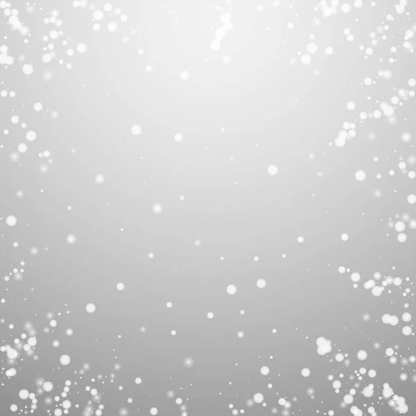 美丽的降雪圣诞背景。Subtl — 图库矢量图片
