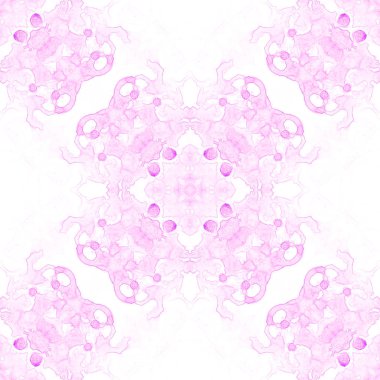 Pembe seamless modeli. Çekici hassas sabun bub