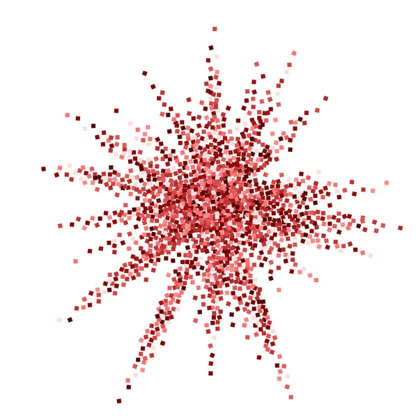 Роскошные сверкающие конфетти из красного золота. Скандал — стоковый вектор