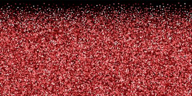 Kırmızı altın parıltılı lüks konfeti. Scatte