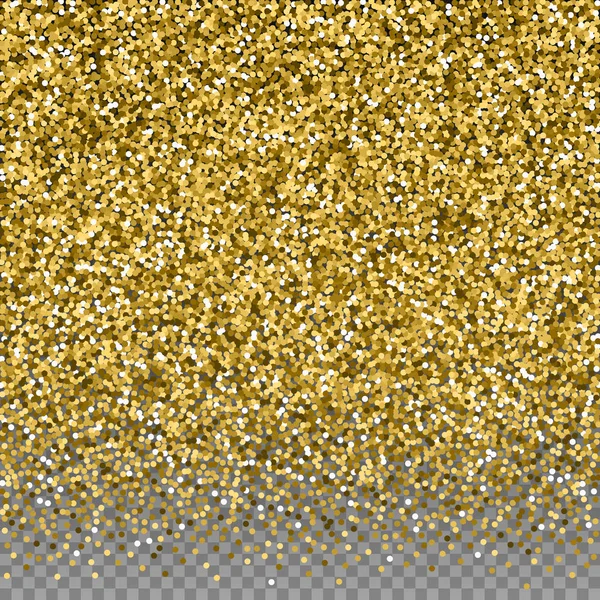 Glitter oro rotondo lusso coriandoli scintillanti. Scat — Vettoriale Stock