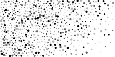 Rastgele siyah noktalar. Karanlık noktalar dağılıyor.