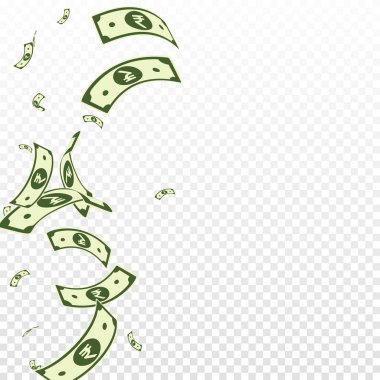 Hindistan rupisi düşüyor. Rastgele INR faturaları