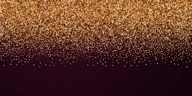 Kırmızı yuvarlak altın parıltılı lüks konfeti. 