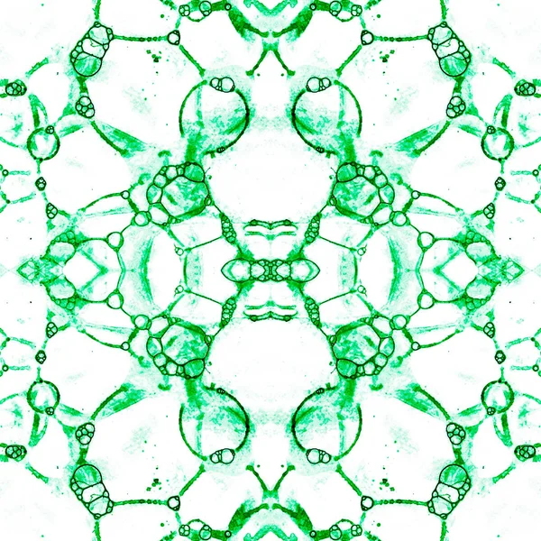 Wzór zielony. Niesamowite delikatne mydło bubb — Zdjęcie stockowe