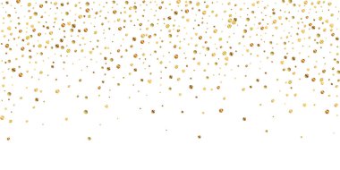 Nadir bulunan altın konfeti konfeti konfetisi. Kare