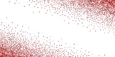 Kırmızı altın parıltılı lüks konfeti. Scatte