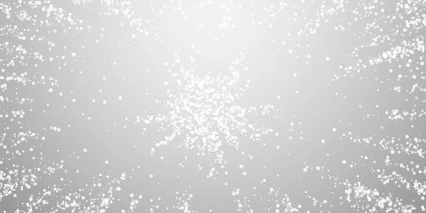 Verbazingwekkende vallende sneeuw kerst achtergrond. Subtiel — Stockvector
