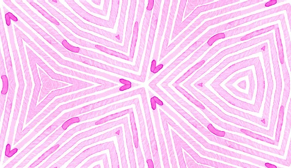 Różowy czerwony geometryczny akwarela. Wspaniały bezszwowy — Zdjęcie stockowe