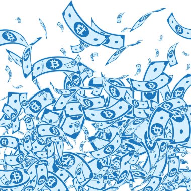 Bitcoin, internet para birimleri düşüyor. Dağınık BT