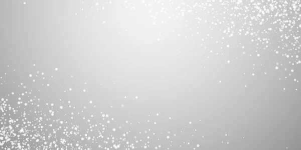Удивительный падающий снежный фон Рождества. Тонко — стоковый вектор